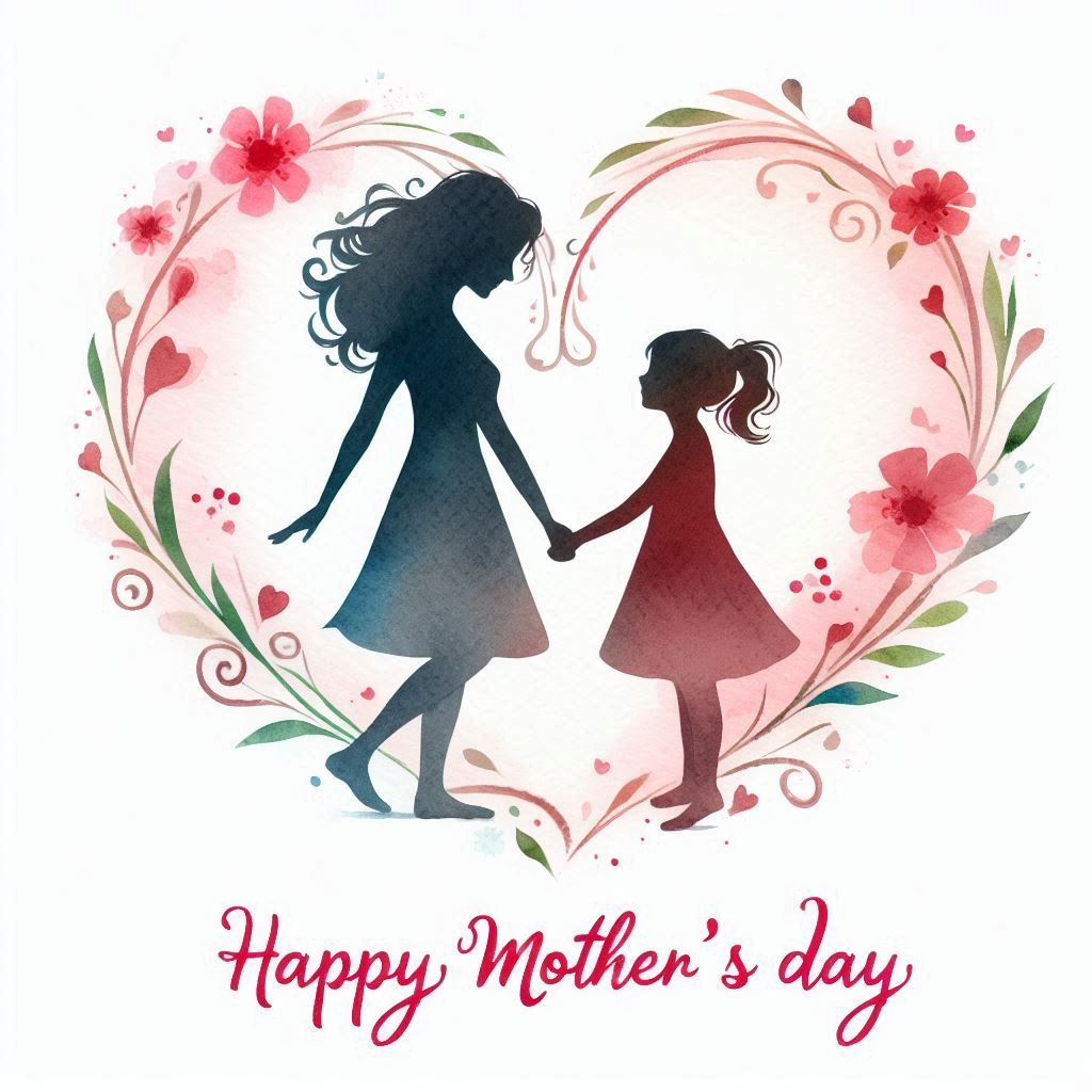 Free downloadable Mother’s Day heart vector art with icons and graphics, ideal for digital and print designs