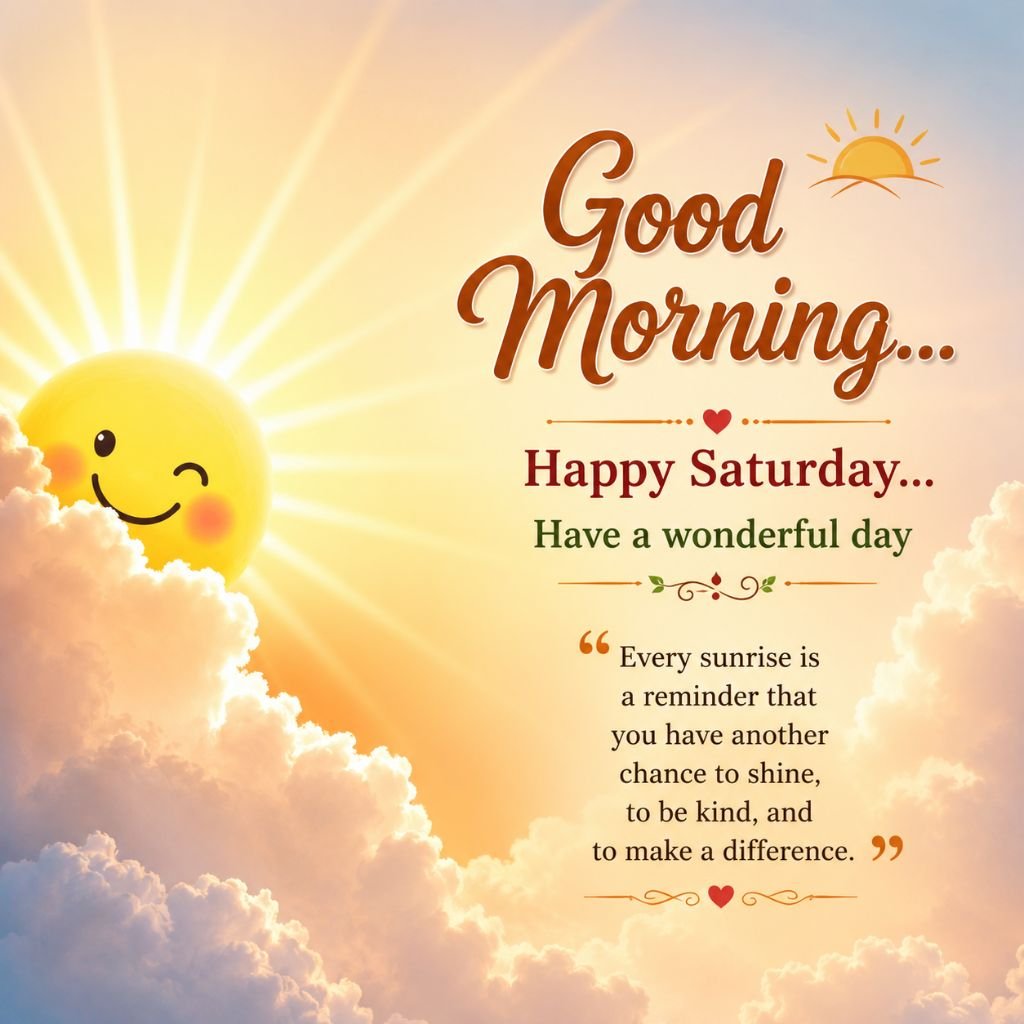a smiling sun good morning message for a best friend