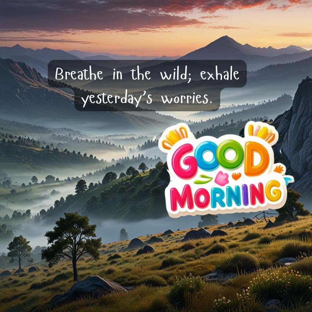 Nature Good Morning Quotes with Images to Boost Your Mood All Day 12 Misty mountain valley at daybreak