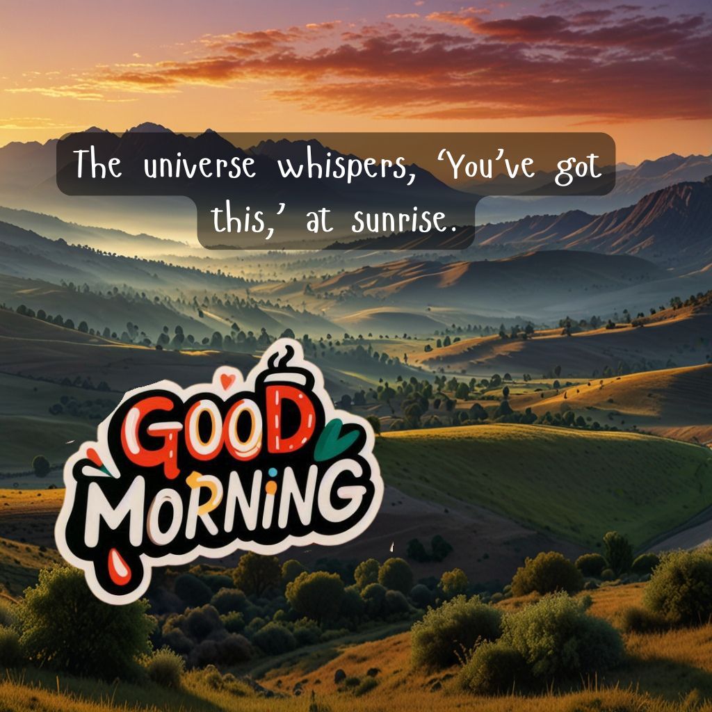 Nature Good Morning Quotes with Images to Boost Your Mood All Day 14 Panoramic view of a valley at dawn