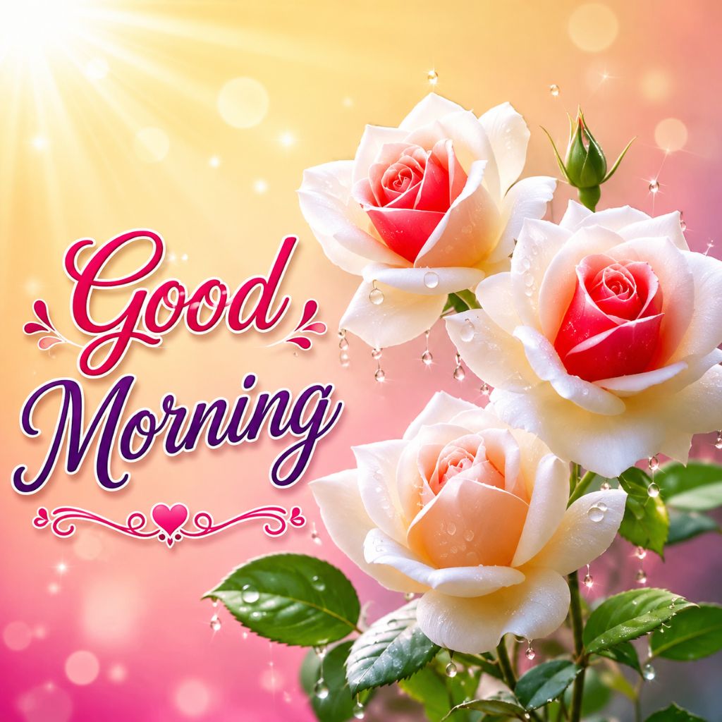 flowers and good morning