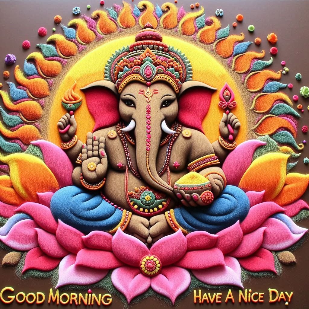 ganesh good morning images hd