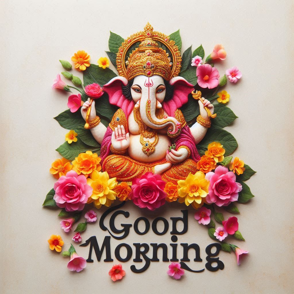 Good Morning Images and Quotes with Lord Ganesha 5 ganesh good morning images hd 1080p download