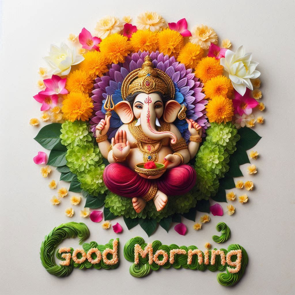 Good Morning Images and Quotes with Lord Ganesha 17 ganesh good morning images hd 1080p download