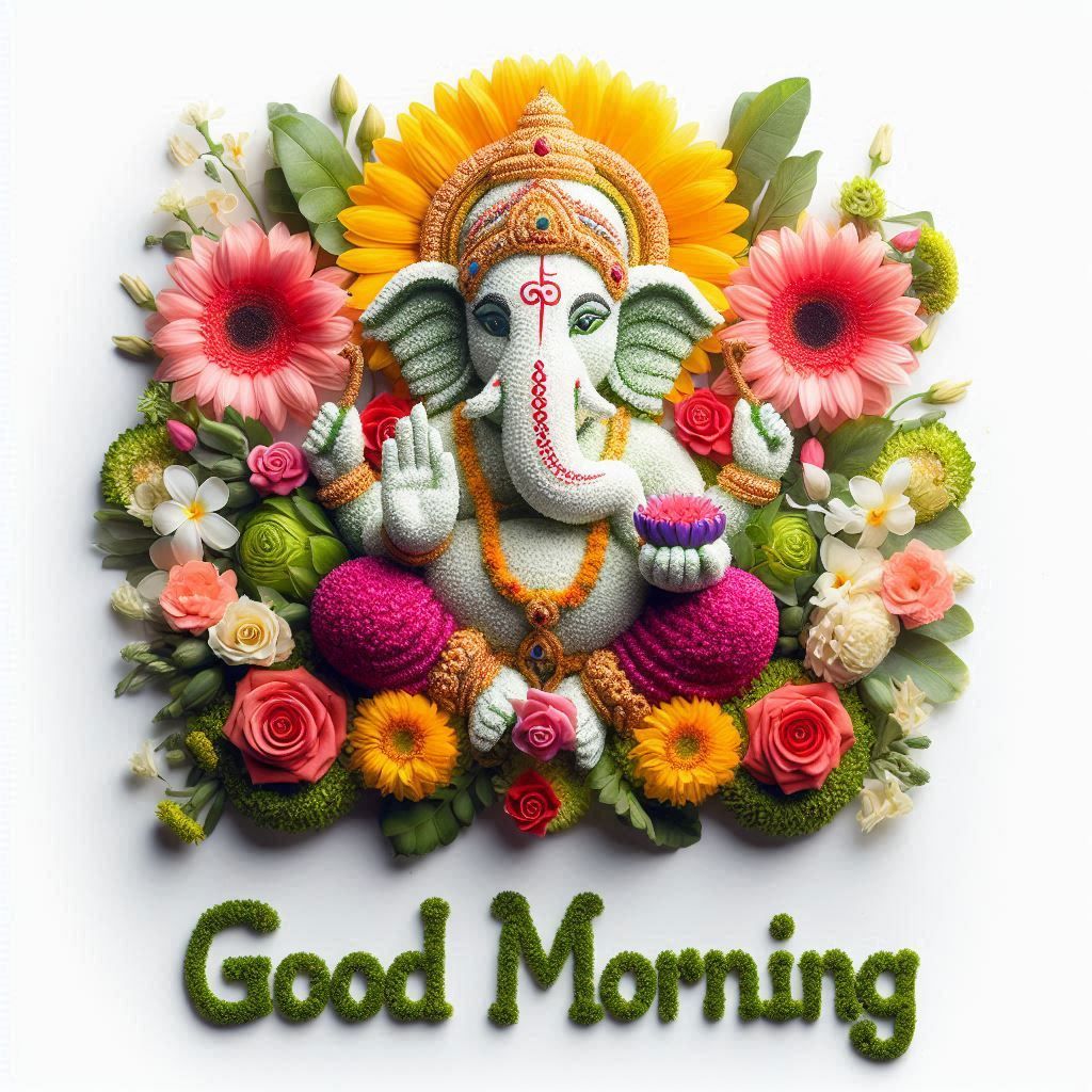 Good Morning Images and Quotes with Lord Ganesha 4 ganesh good morning images hd
