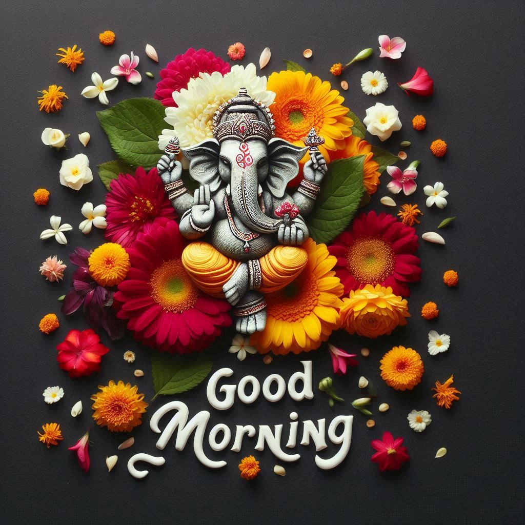 Good Morning Images and Quotes with Lord Ganesha 7 ganesh good morning images hd download