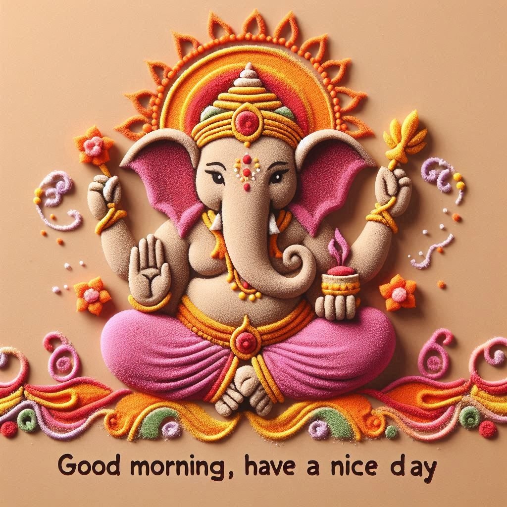 ganesh good morning images hd for whatsapp free download