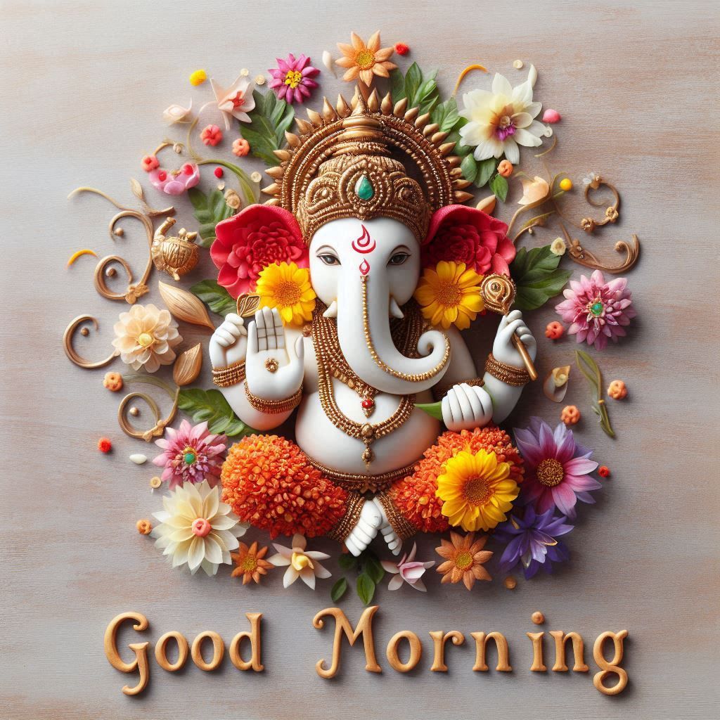 Good Morning Images and Quotes with Lord Ganesha 21 ganesha god good morning images