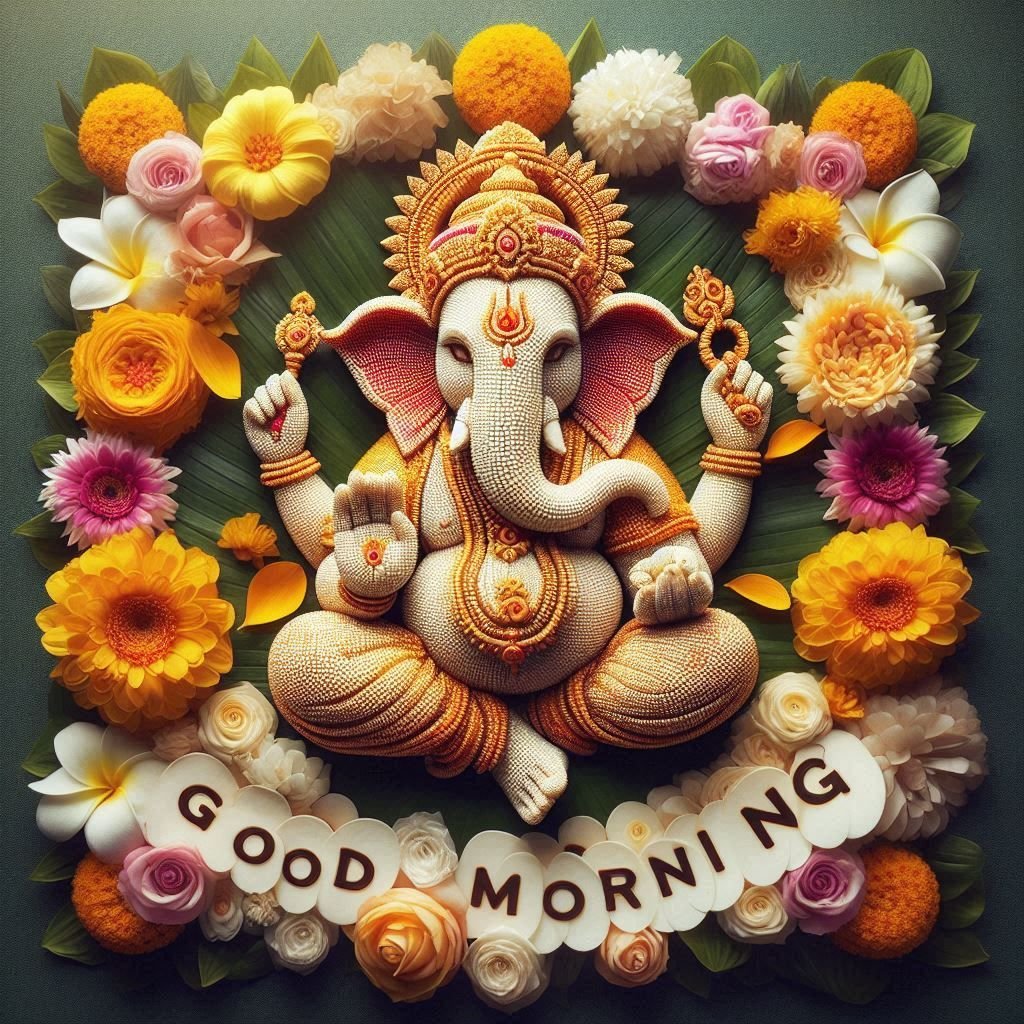 Good Morning Images and Quotes with Lord Ganesha 23 ganesha good morning images