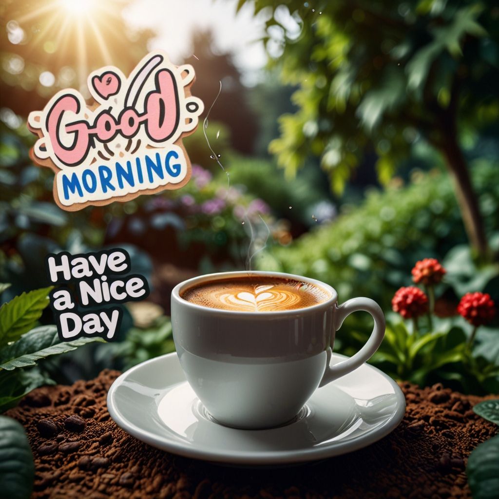 20+ Good morning coffee images | Nature good morning Vibes to Start Your Day 1 good morning coffee nature images