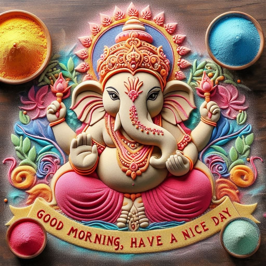 good morning ganesh ji images hd