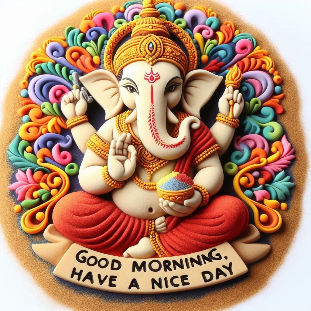 good morning ganesha images with quotes