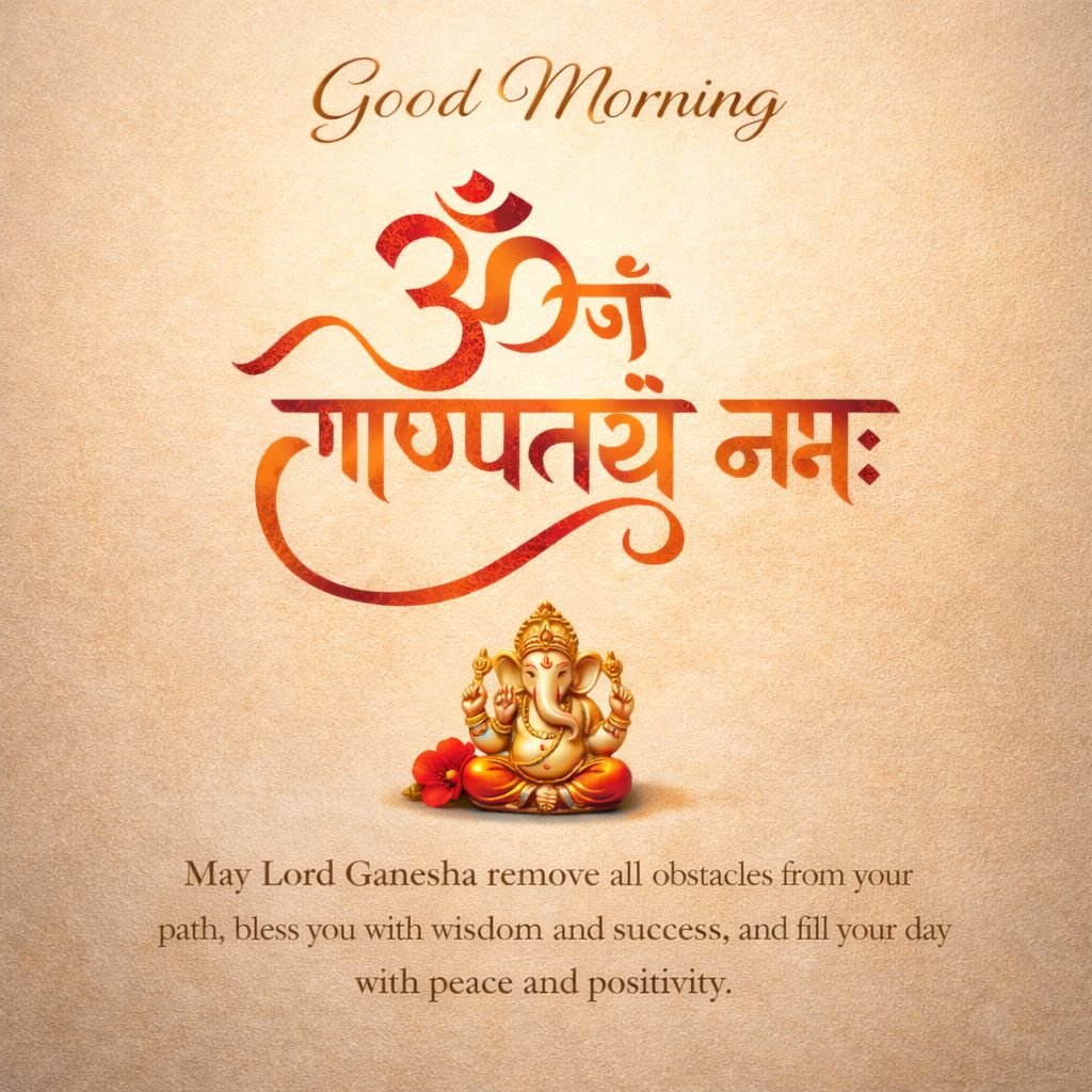 Start Your Day with Lord Ganesh Good Morning 50+ Blessings