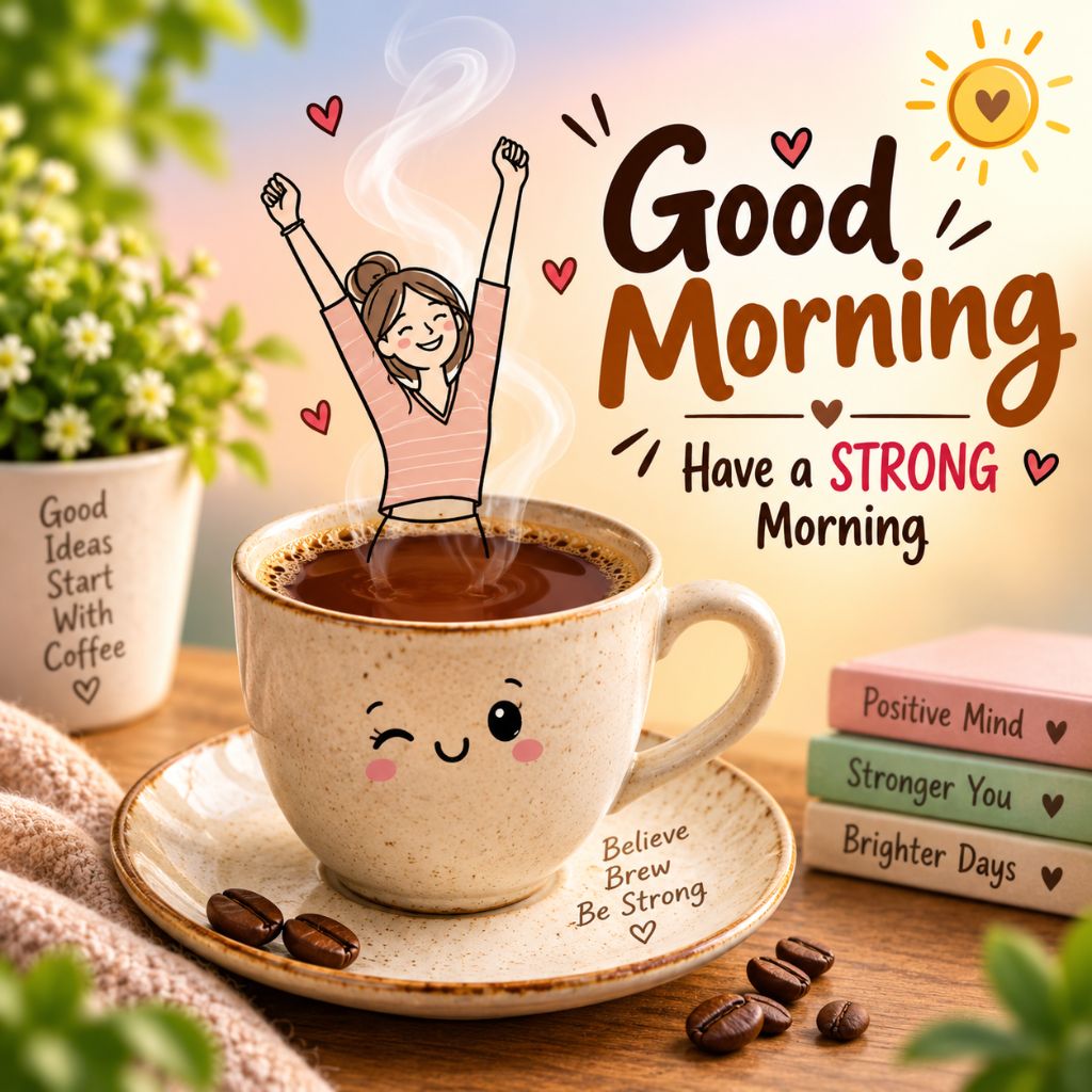 good morning hot coffee images for whatsapp free download