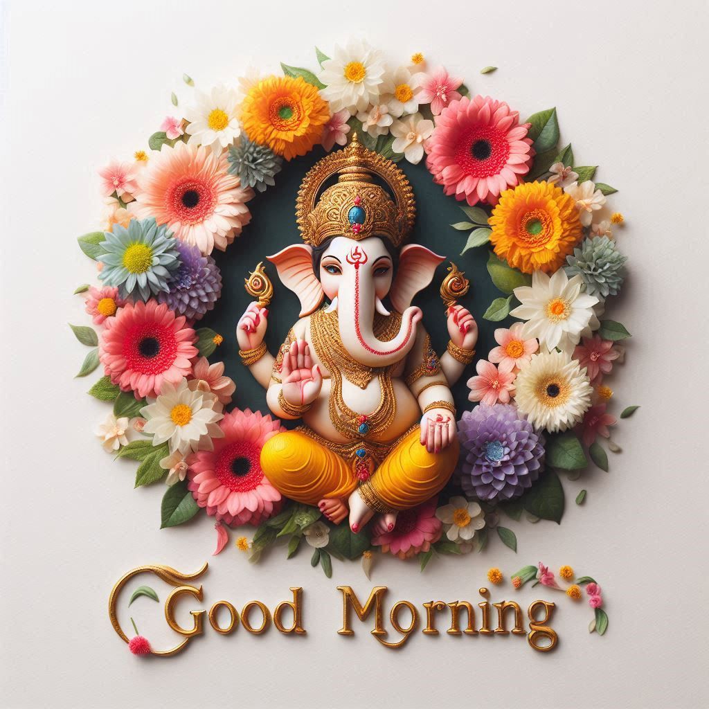 Good Morning Images and Quotes with Lord Ganesha 25 good morning images with lord ganesha full hd free download