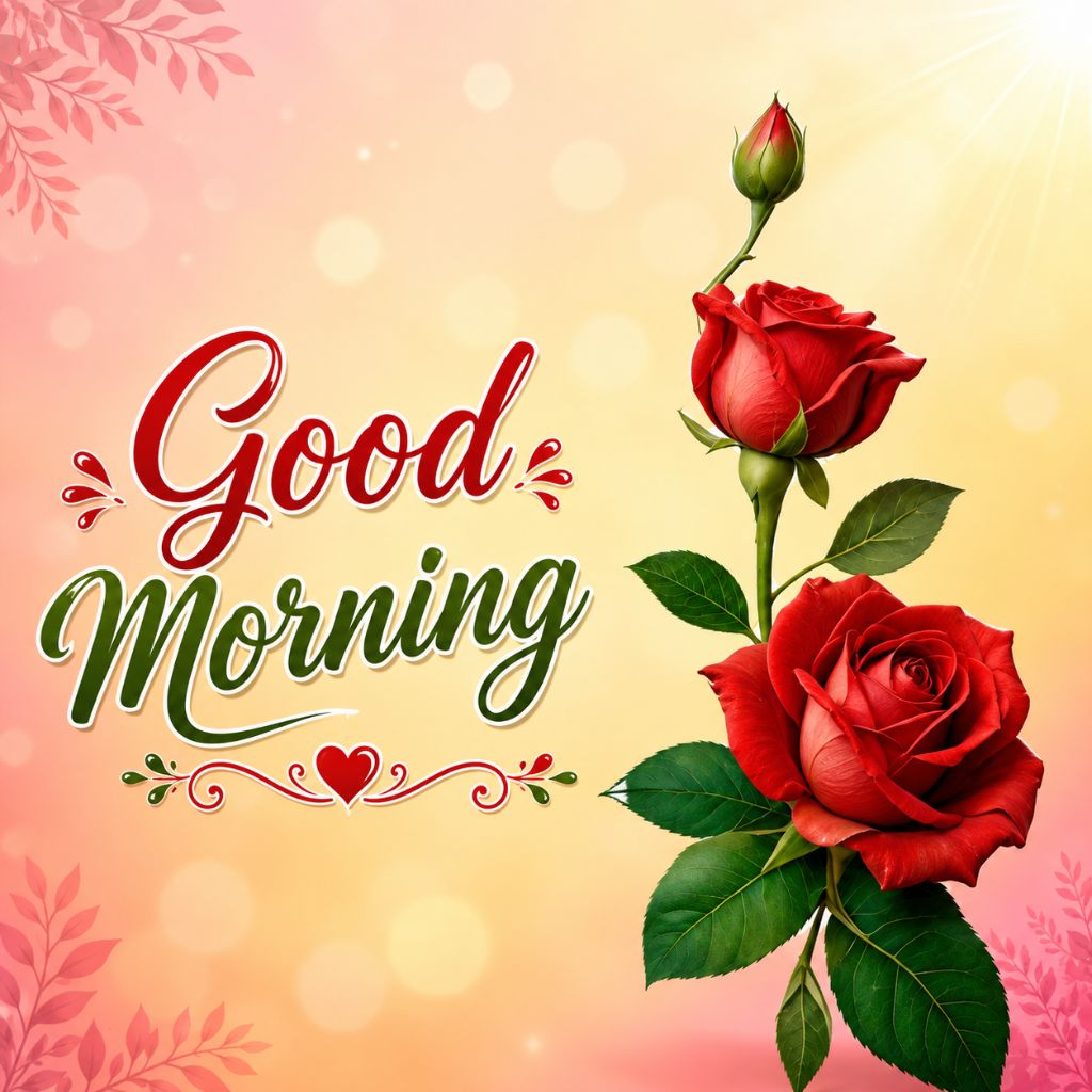 good morning of flowers