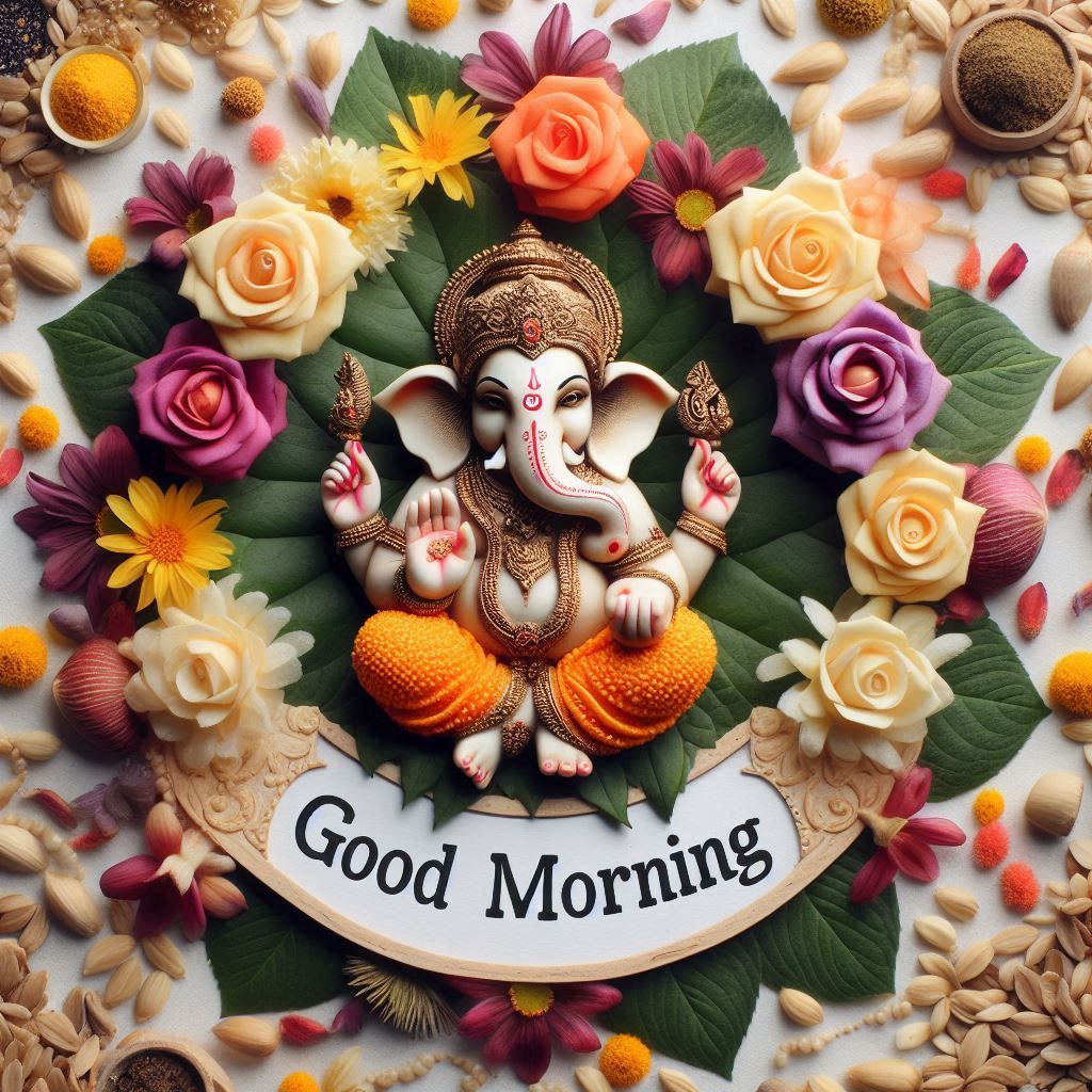 Good Morning Images and Quotes with Lord Ganesha 11 good morning wednesday god images for whatsapp free download