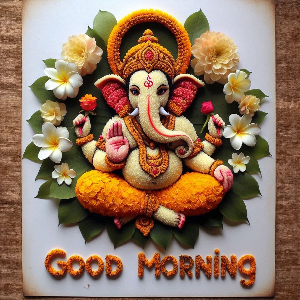 Good Morning Images and Quotes with Lord Ganesha 12 good morning wednesday god images for whatsapp