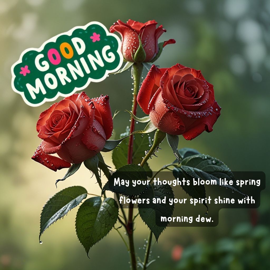 Flower Good Morning Images to Brighten Your Day 29 good morning with beautiful flowers images