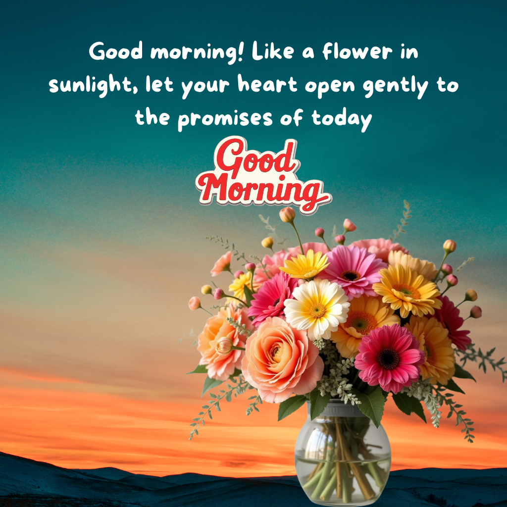 Flower Good Morning Images to Brighten Your Day 31 good morning with flowers quotes