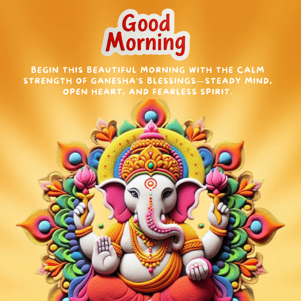 good morning with lord ganesha quotes