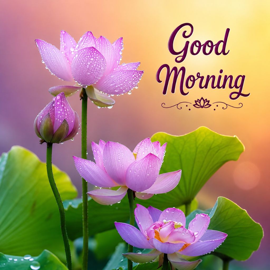 goodmorning with flowers images
