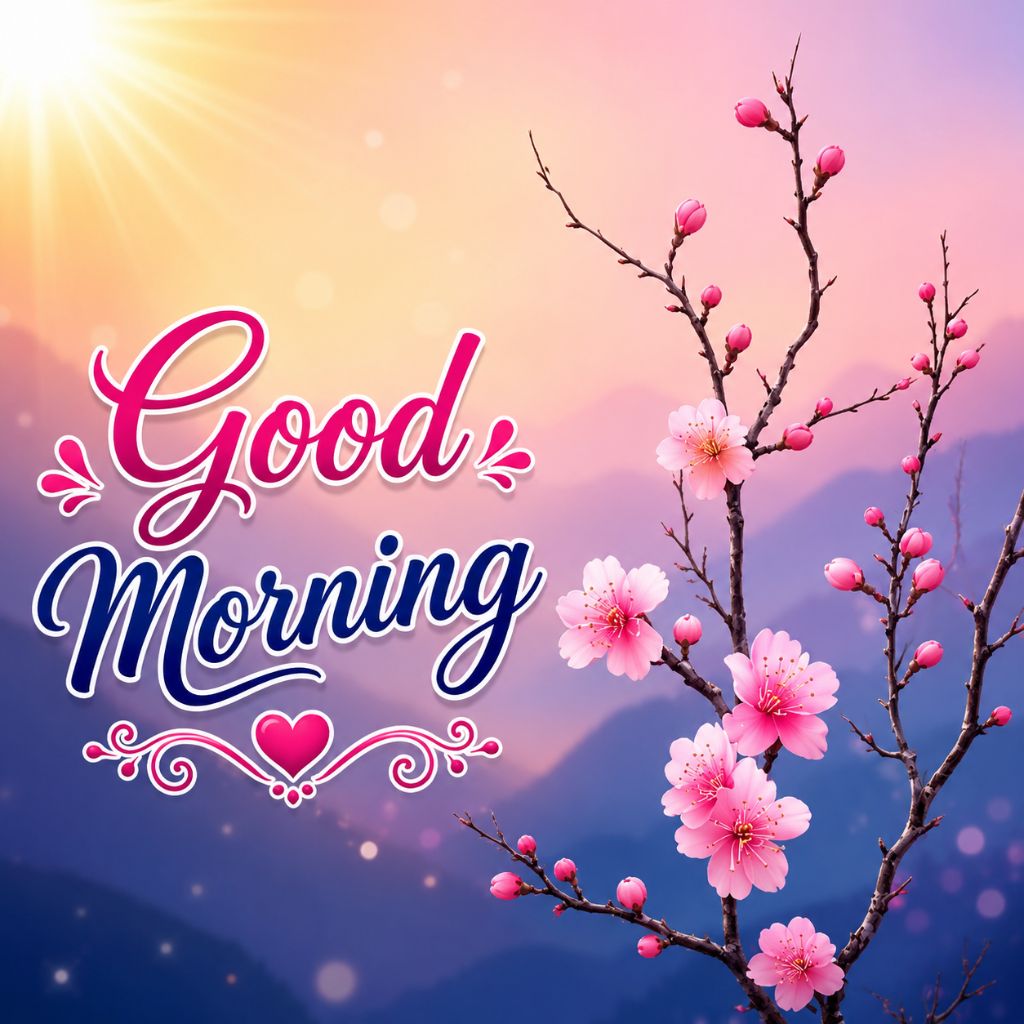 goodmorning with flowers images