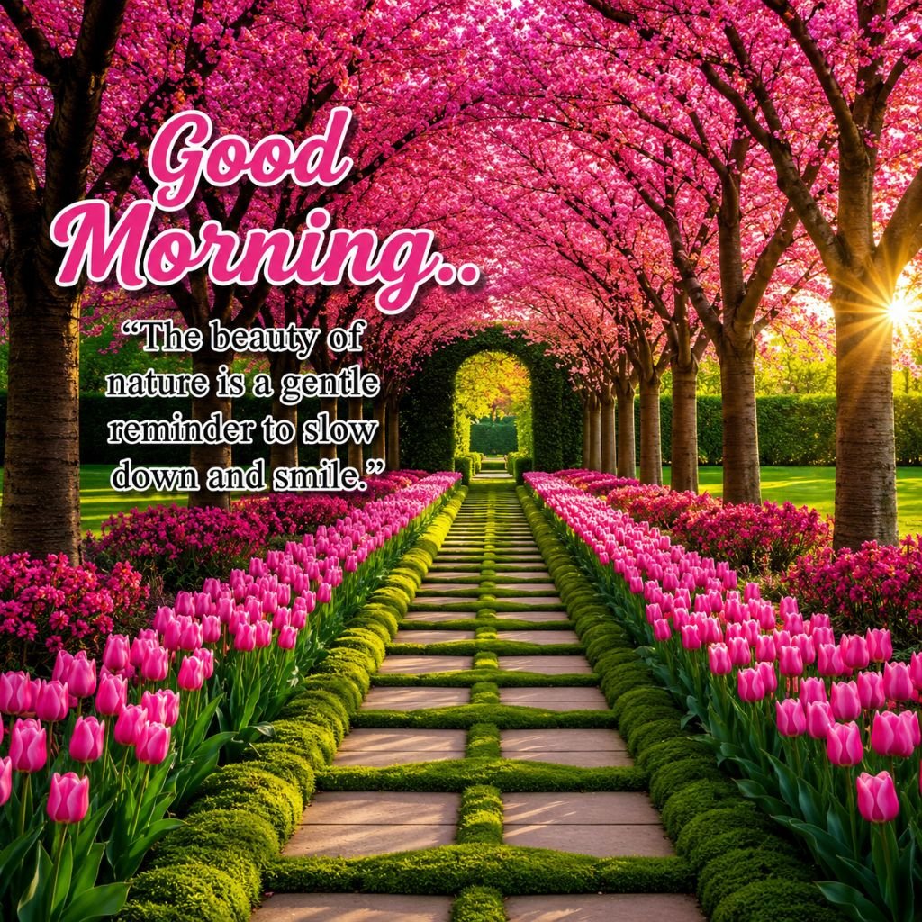 high-quality good morning flowers with messages