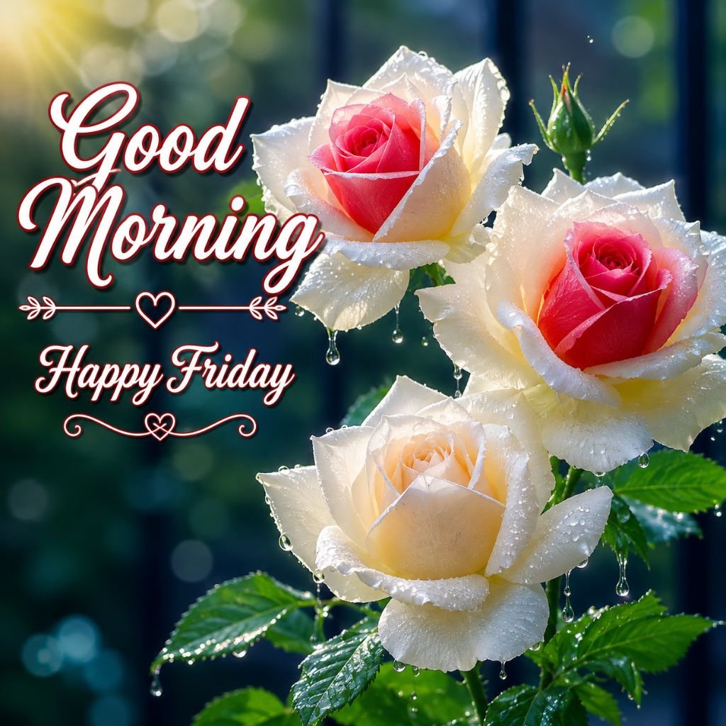 high-quality good morning flowers with messages