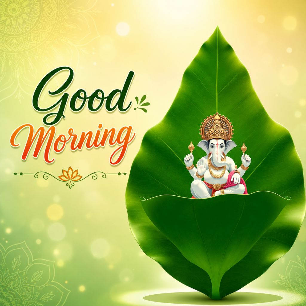 lord ganesha good morning images