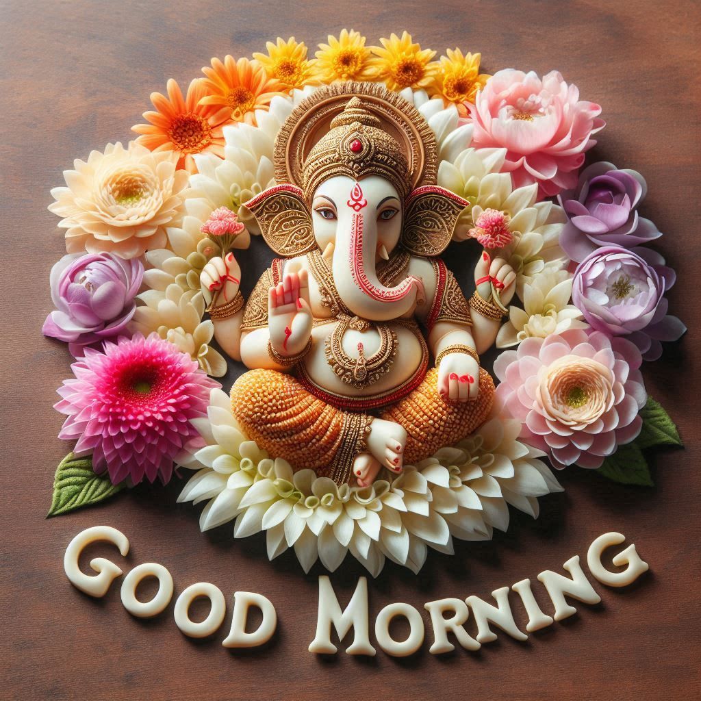Good Morning Images and Quotes with Lord Ganesha 27 lord ganesha good morning images for whatsapp