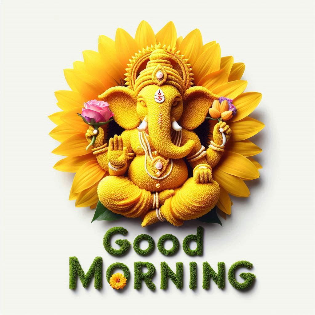 Good Morning Images and Quotes with Lord Ganesha 28 lord ganesha good morning images