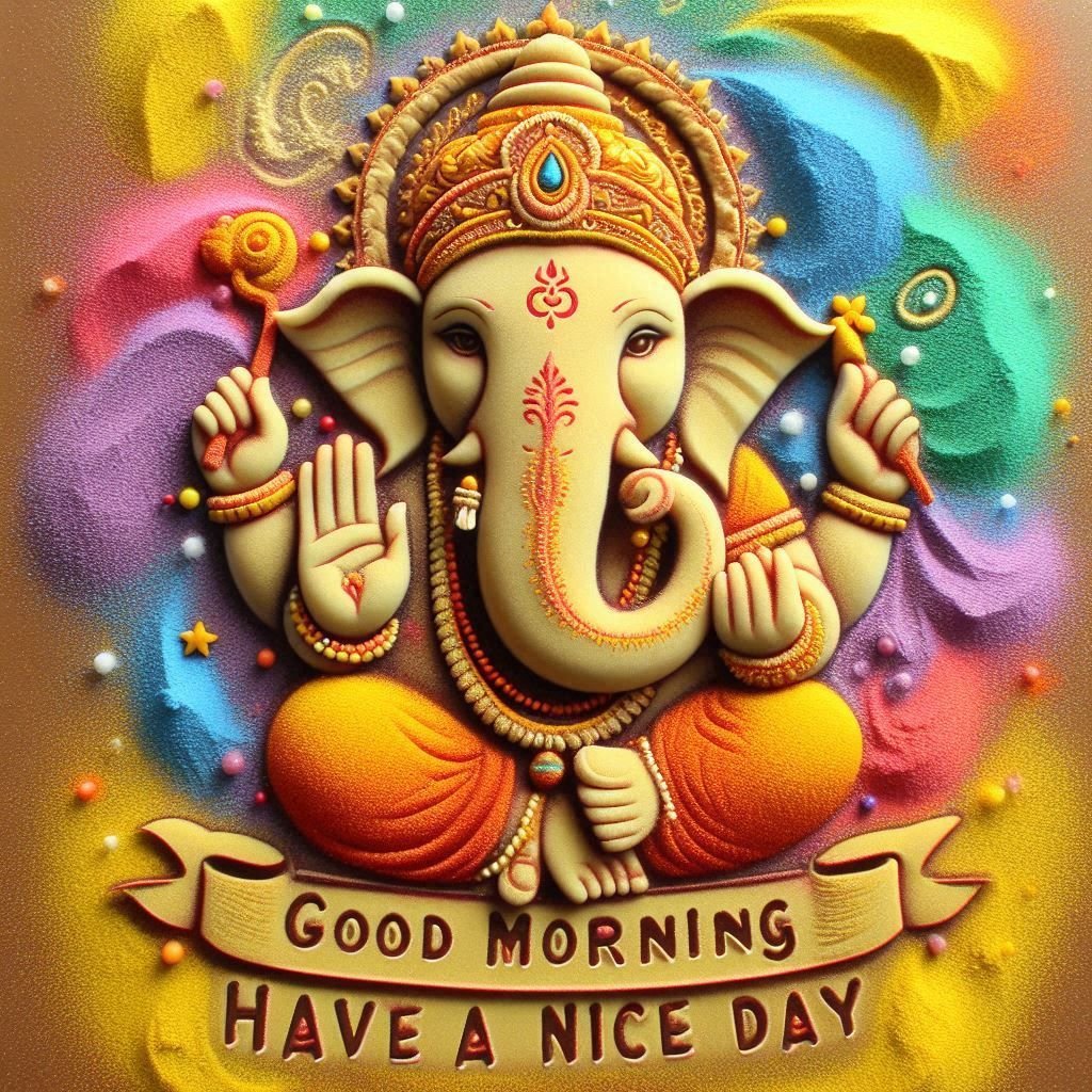lord ganesha good morning