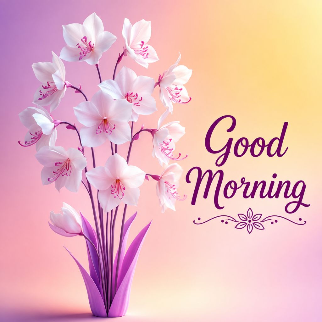 photos of good morning flowers