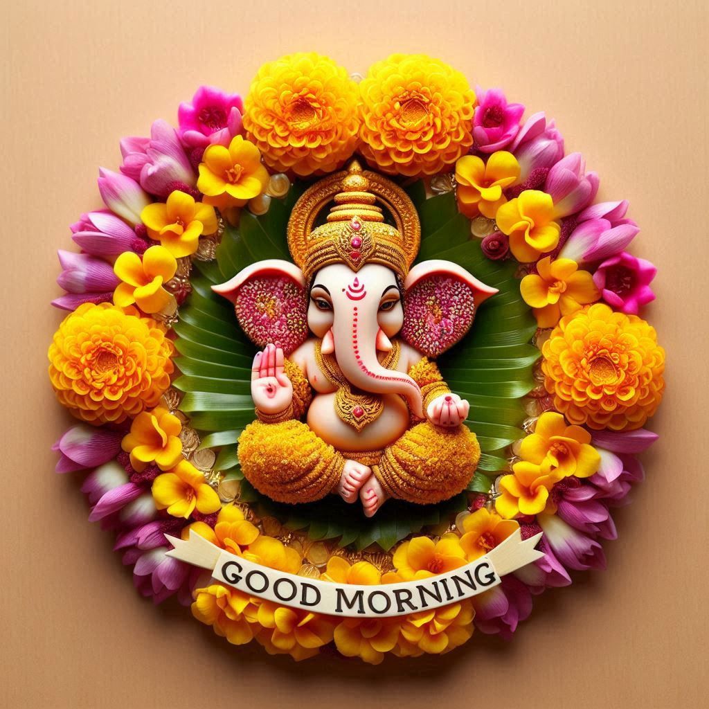 Good Morning Images and Quotes with Lord Ganesha 30 shree ganesha good morning images