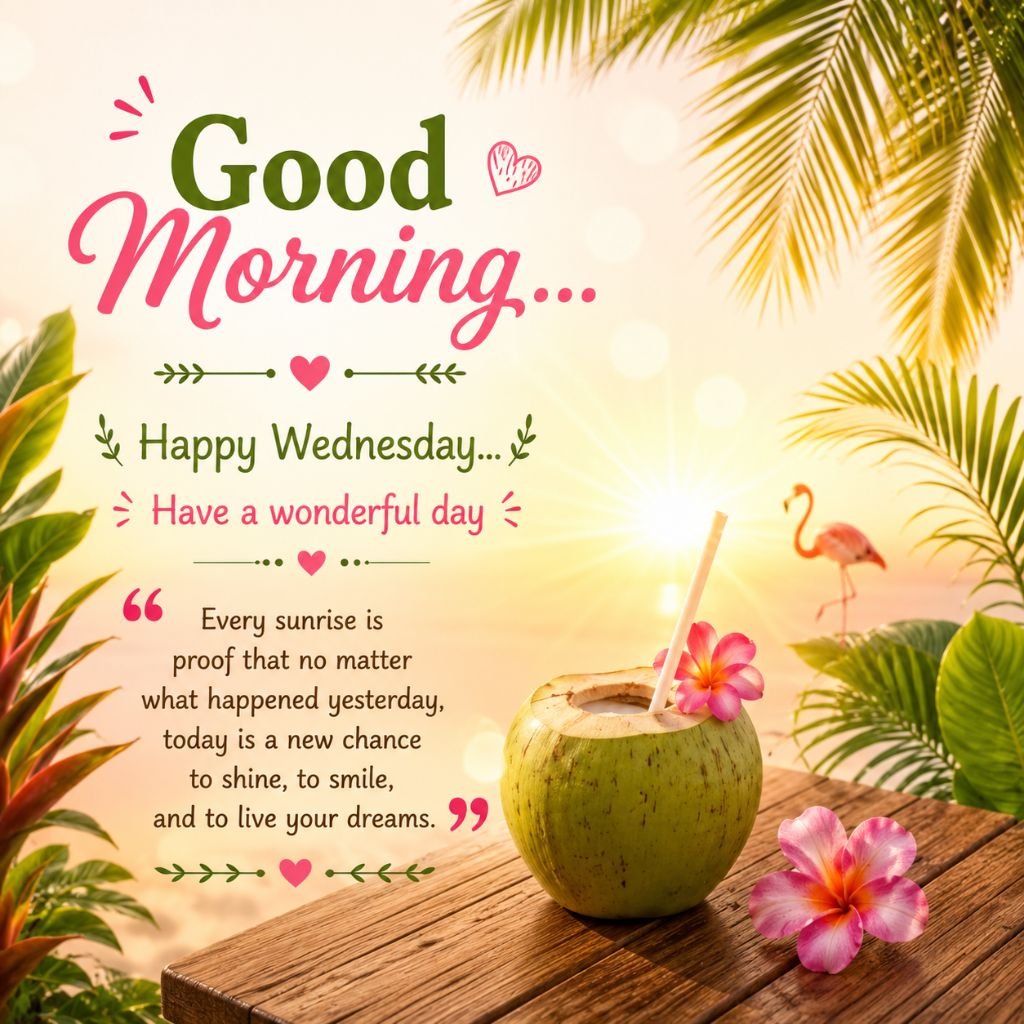 tropical beach sunrise with palm leaves good morning sunshine images