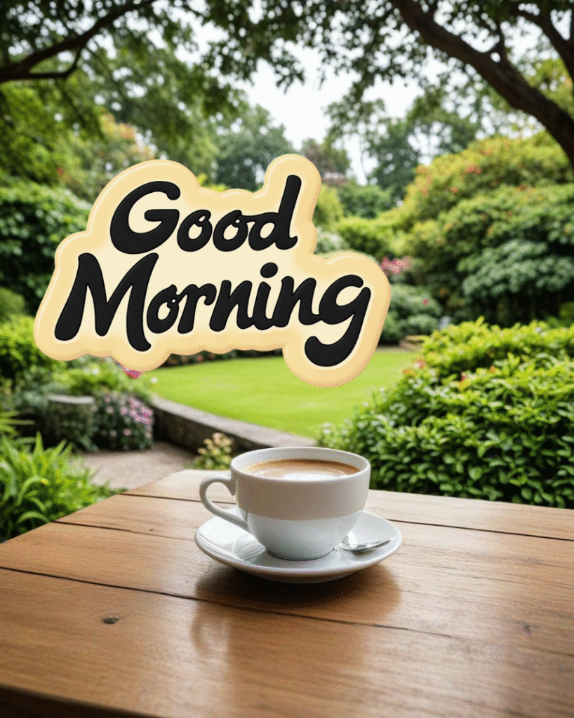 Good Morning Nature and coffee Photo