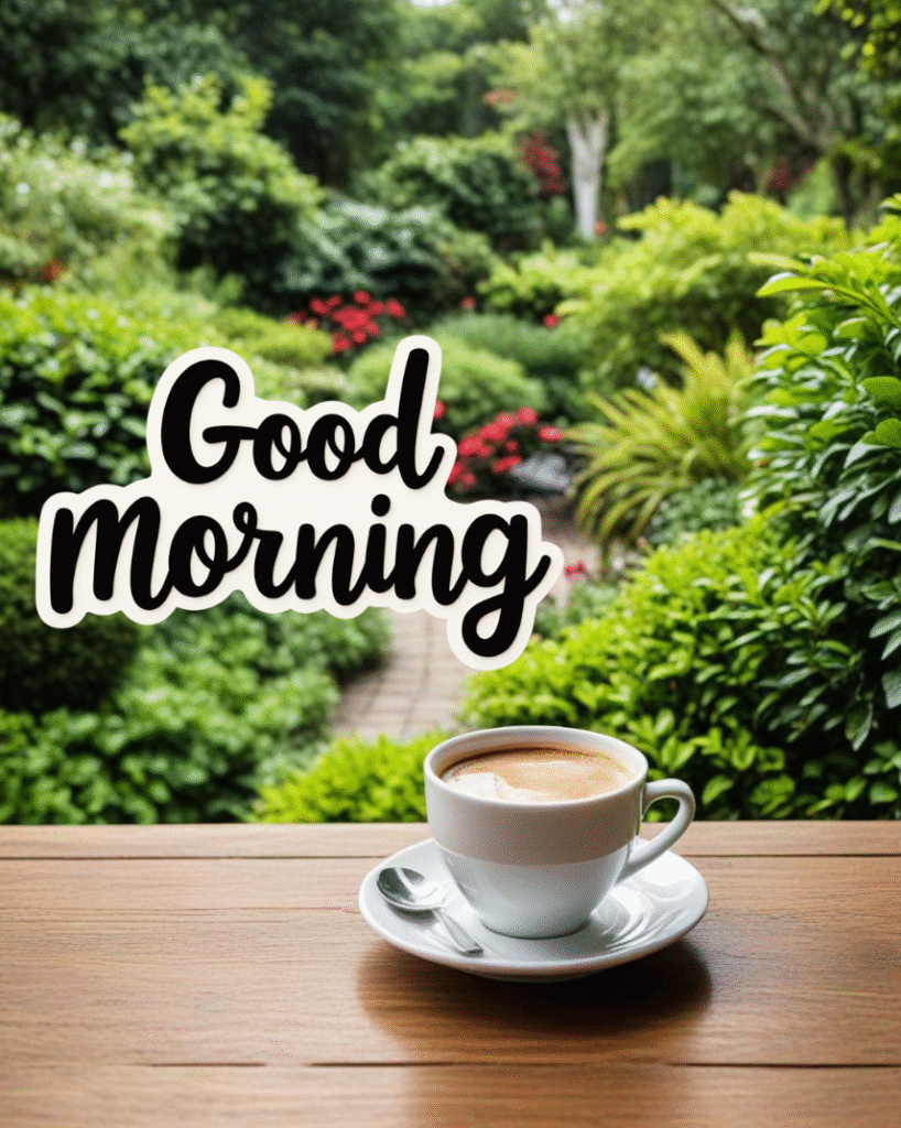 Good Morning Nature coffee Picture