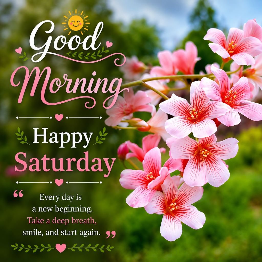 Saturday morning floral wishes