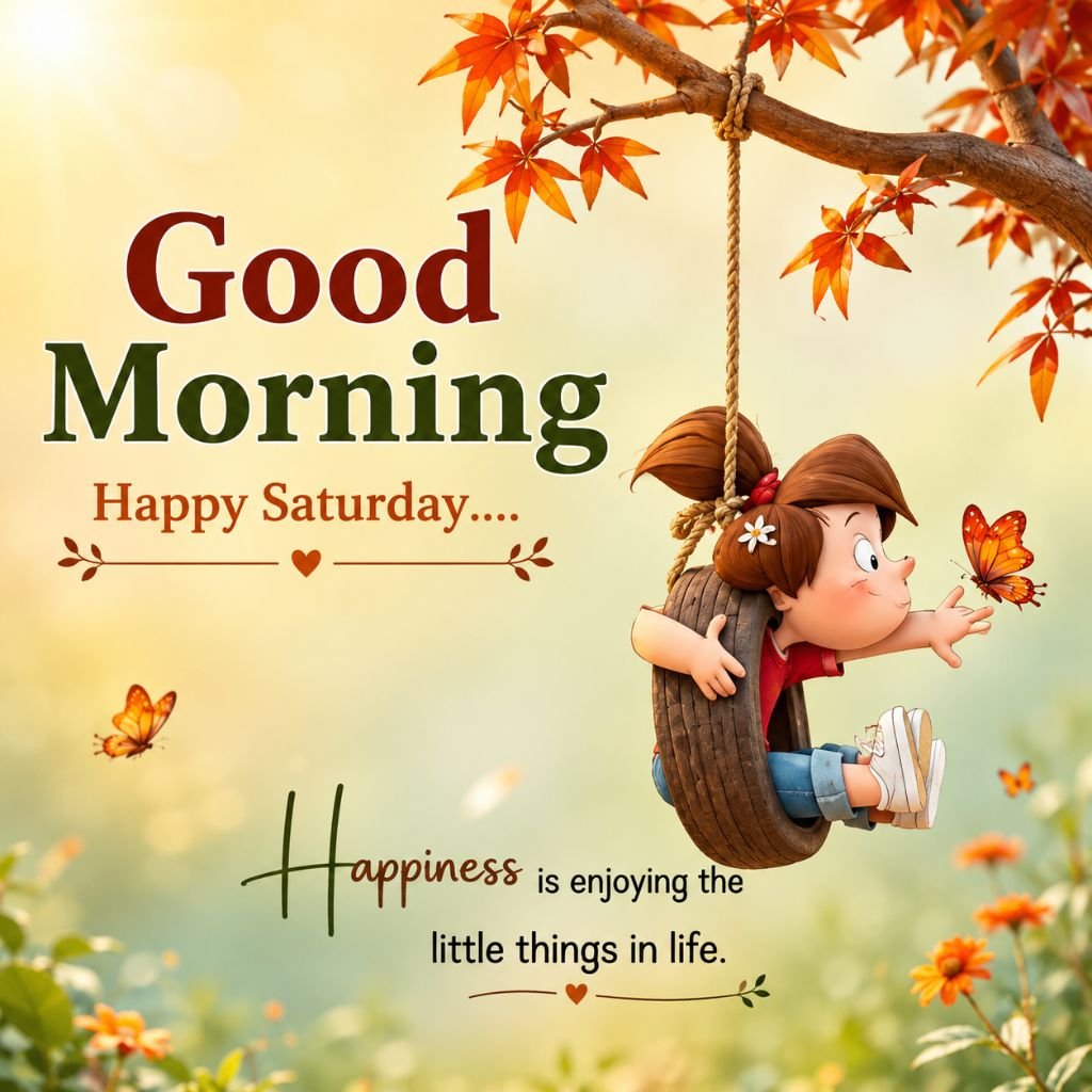 Good morning message with nature image to start the day