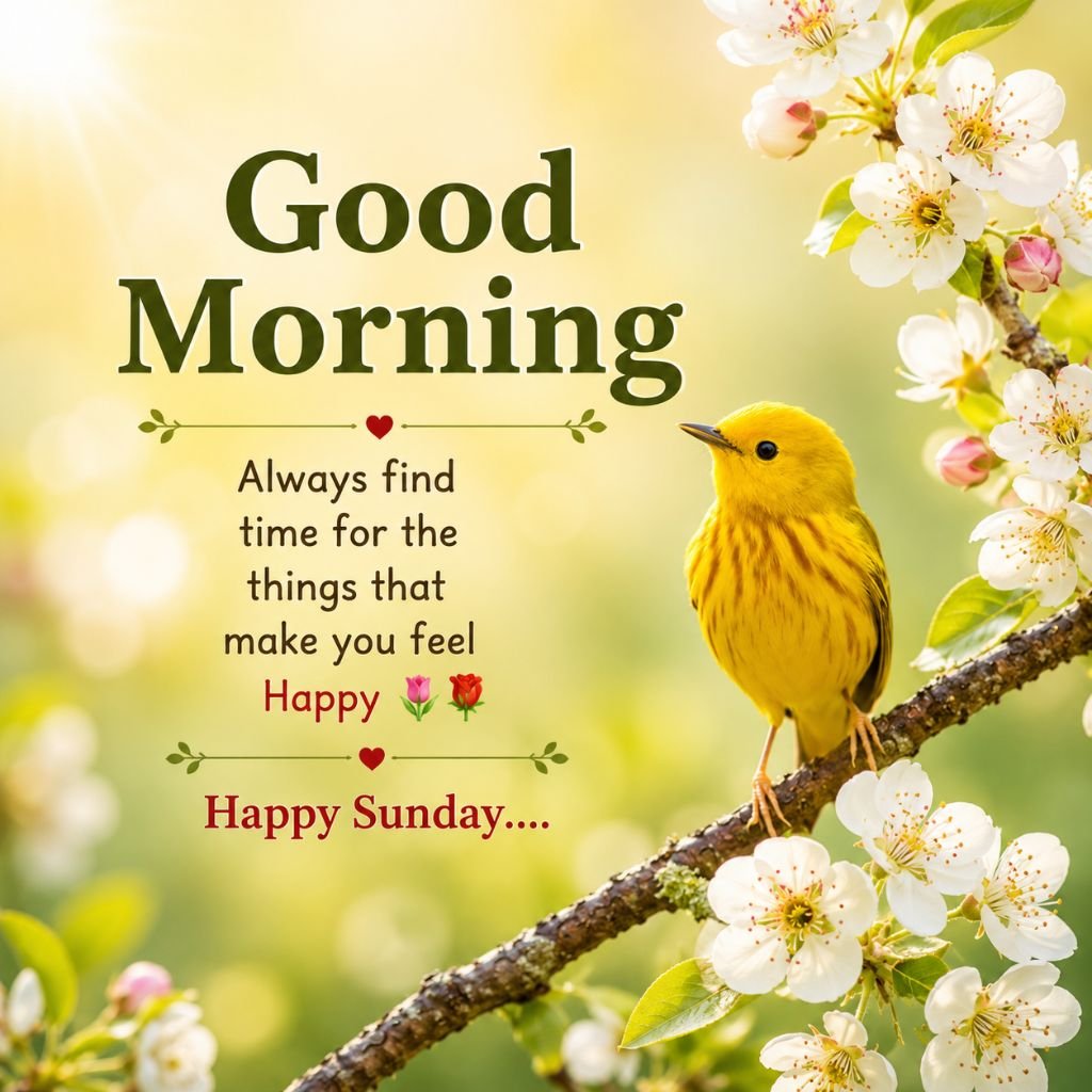a yellow songbird perched best morning pictures