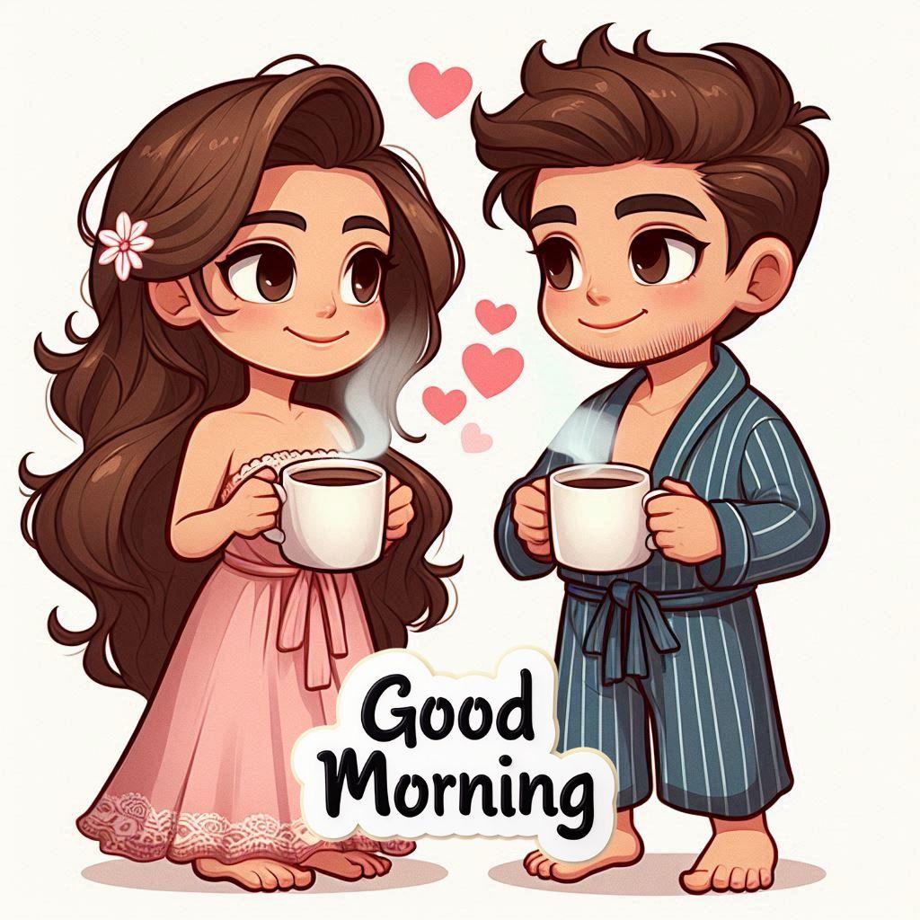 animated cute good morning images