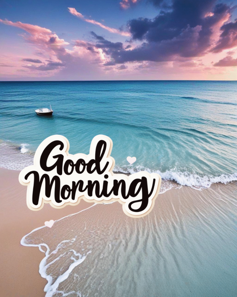beach good morning new style