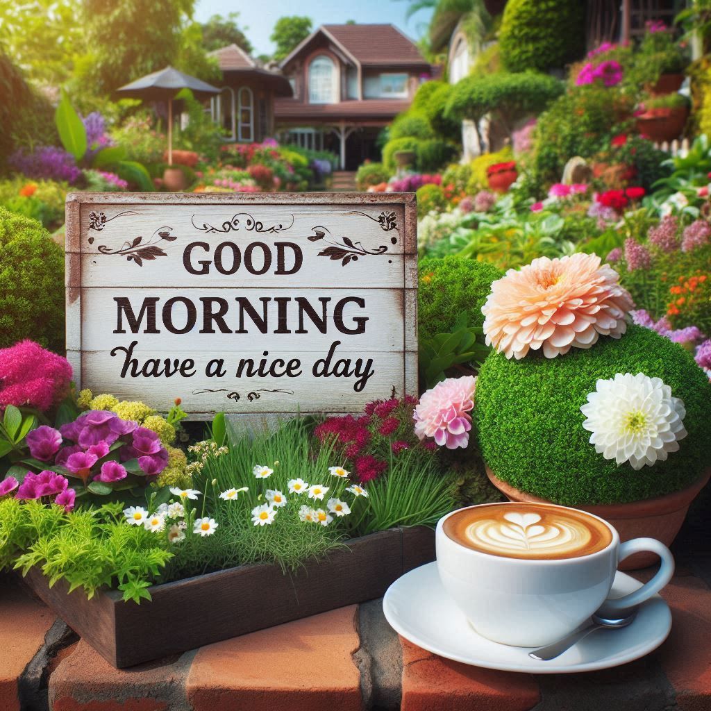 beautiful good morning coffee wishes