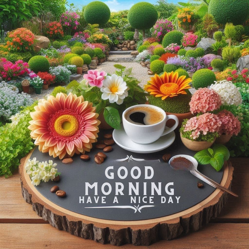 beautiful good morning coffee wishes