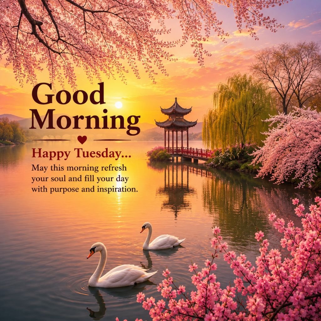 cherry blossom trees flowers good morning pictures