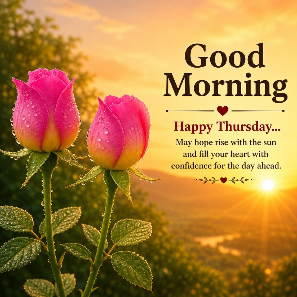 dew-covered pink rosebuds good morning flowers pictures