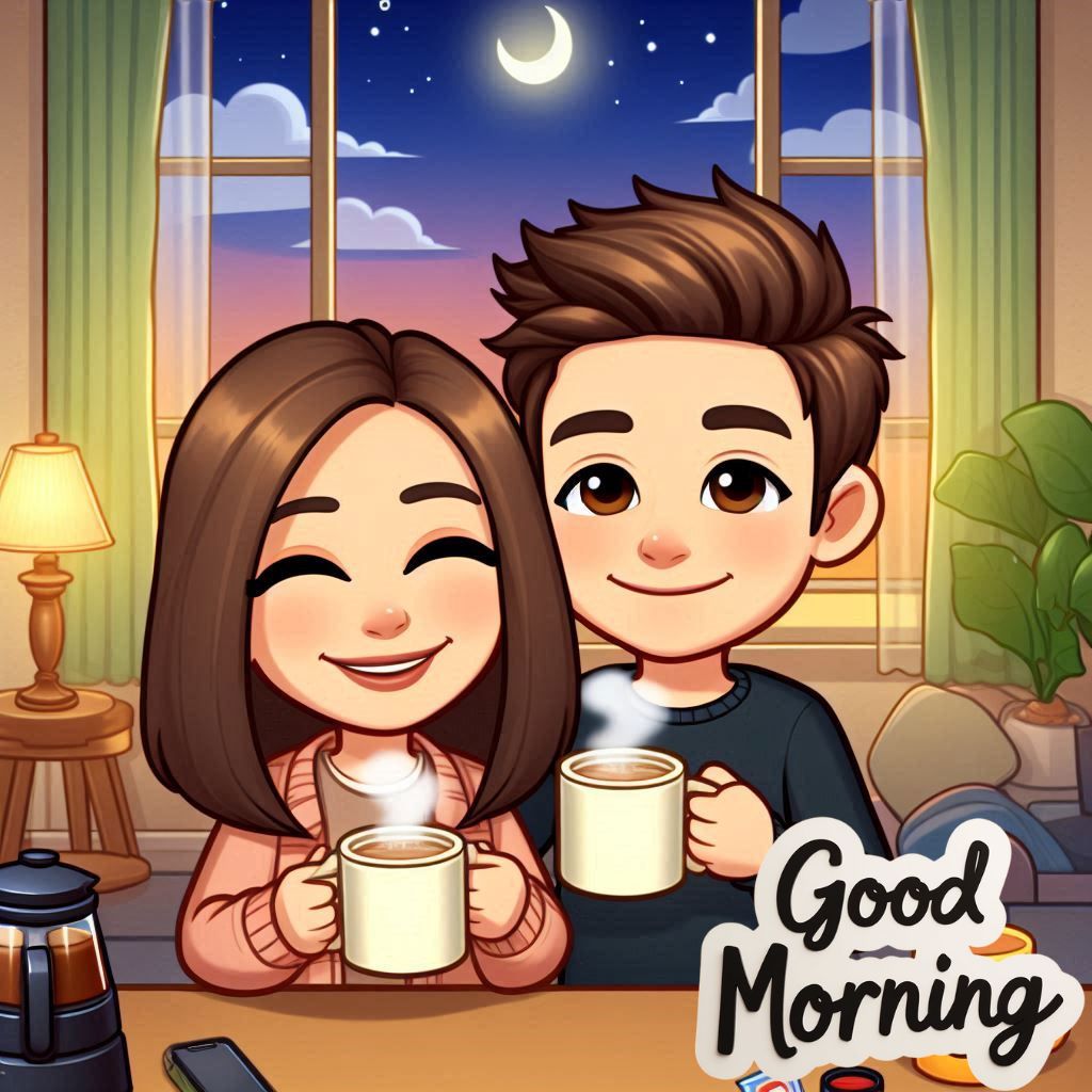 good morning cute cartoon images free