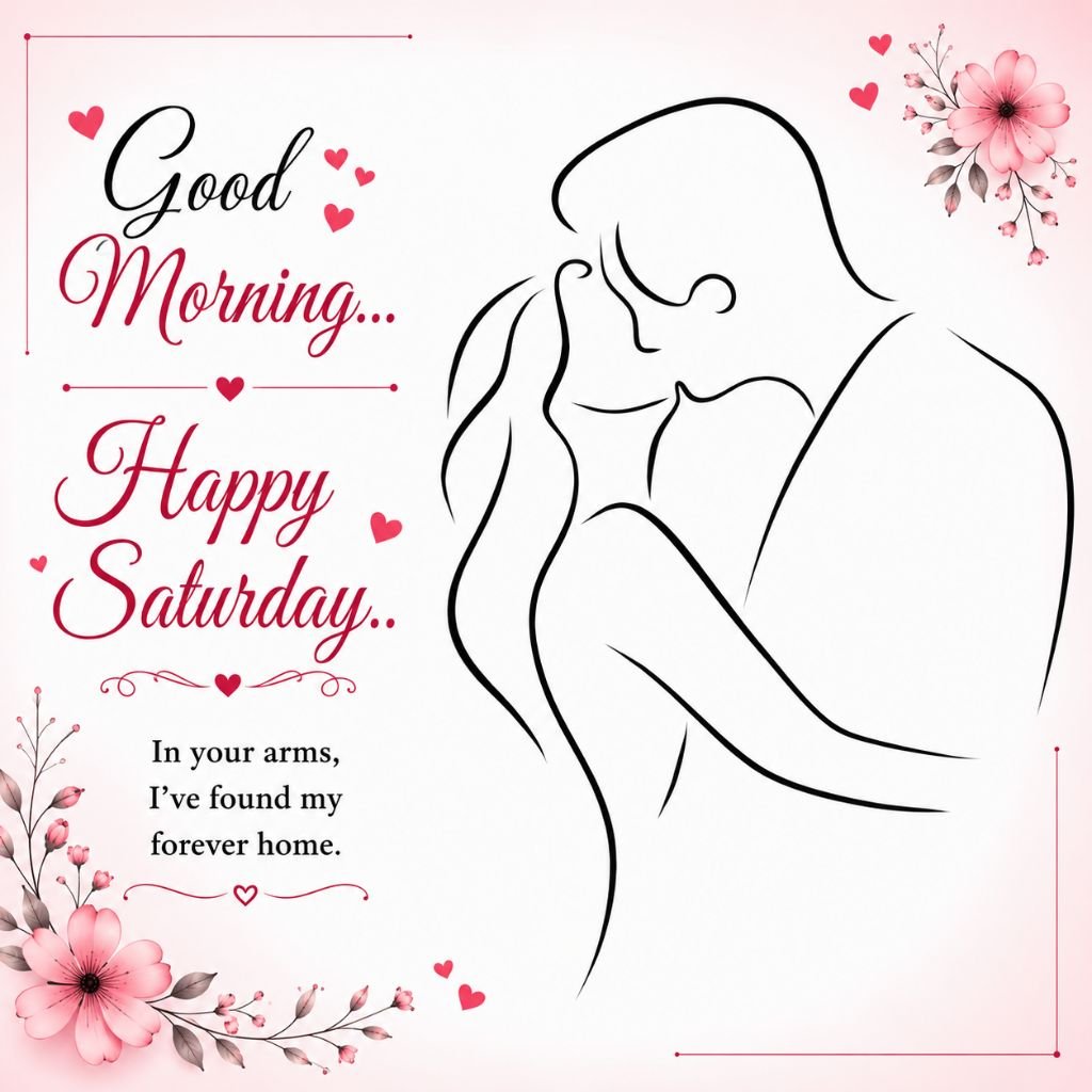 good morning happy Saturday romantic couple image