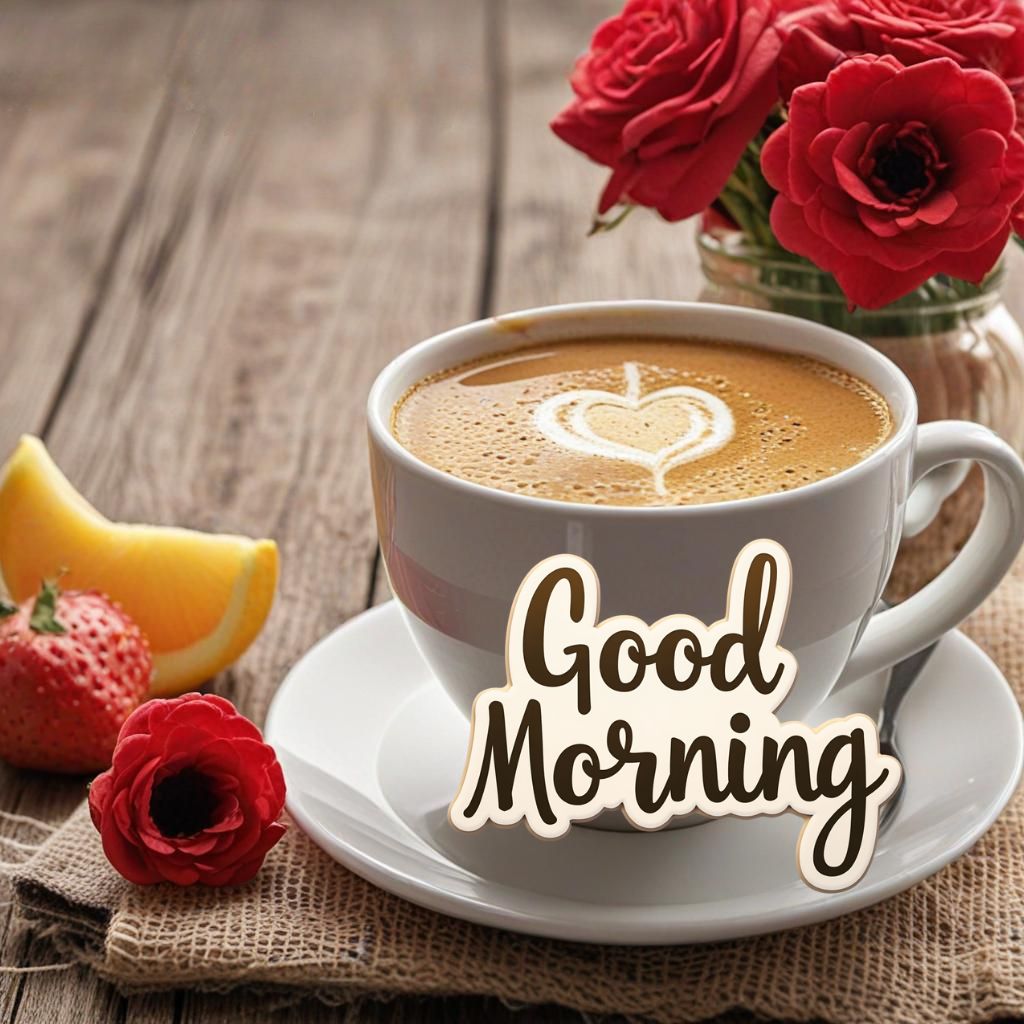 Best Good Morning Images With Flowers and Nature 11 good morning hot coffee images for whatsapp